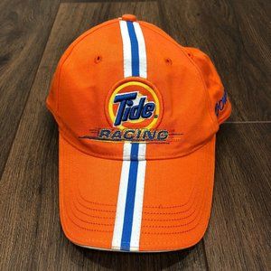 Tide Racing Hat w/ Adjustable Strap Stylemaster Stripe Orange Cap Downy Nascar